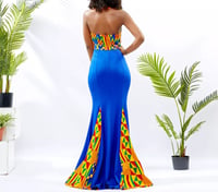 Image 4 of THANDIE AFRICANPRINT HALTERNECK DRESS