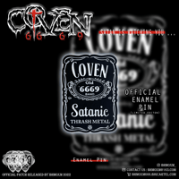 Image 1 of COVEN 6669 - SATANIC THRASH METAL OFFICIAL ENAMEL PIN