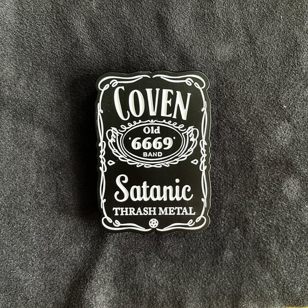 COVEN 6669 - SATANIC THRASH METAL OFFICIAL ENAMEL PIN
