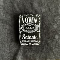 Image 2 of COVEN 6669 - SATANIC THRASH METAL OFFICIAL ENAMEL PIN