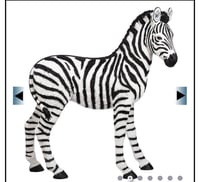 Image 1 of Zebra statue 