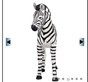 Image of Zebra statue 