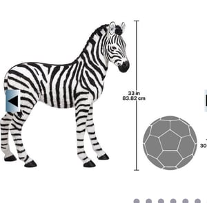 Image of Zebra statue 