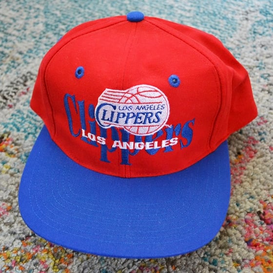 Image of Vintage 1990's Los Angeles Clippers The Game #246 of 2000 Snapback Hat