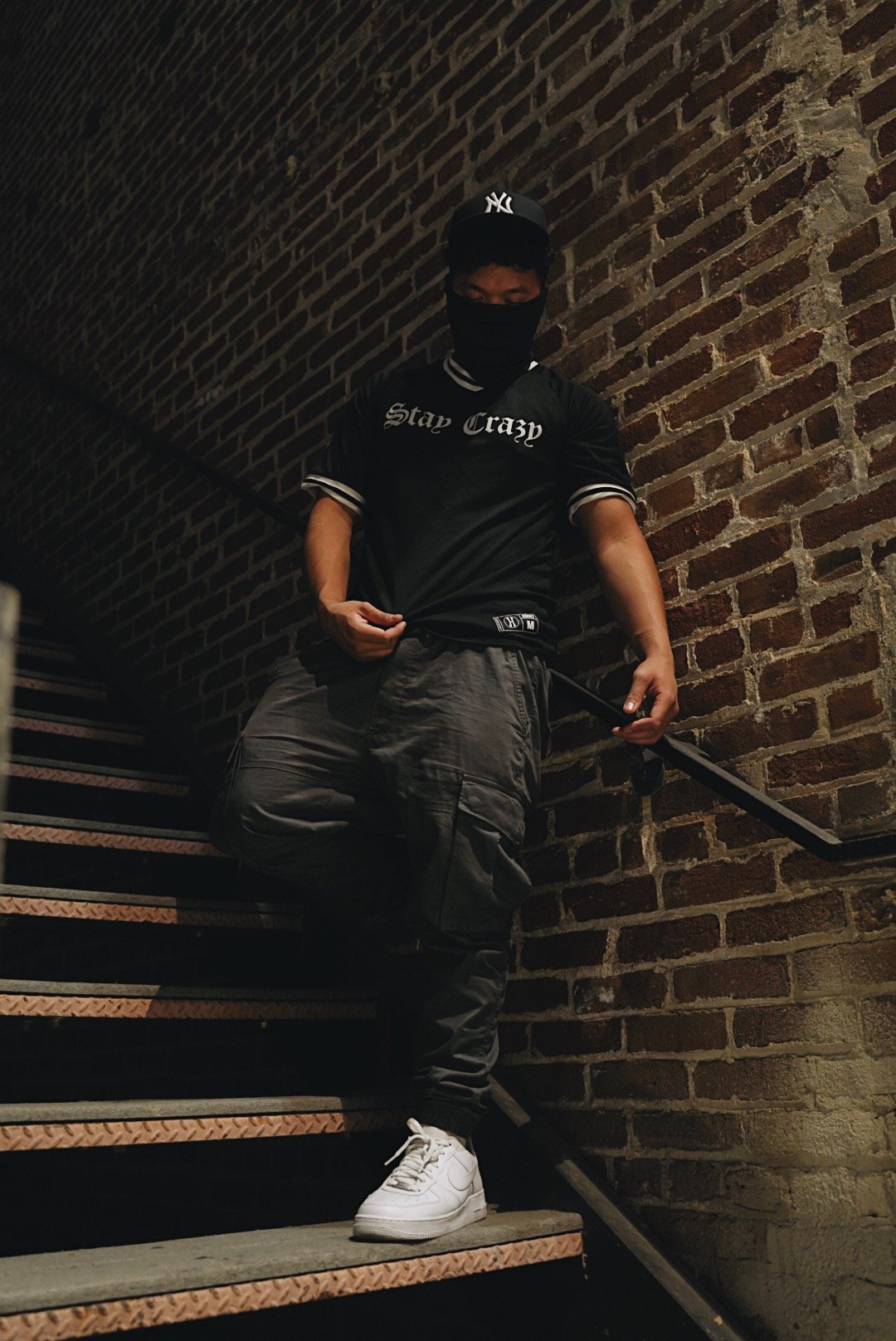 Image of “STAY CRAZY” JERSEY BLACK
