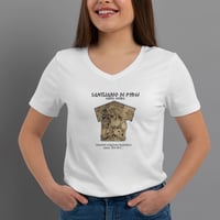 Image 2 of T-Shirt Donna V - Santuario di Pyrgi, altorilievo (Nsl016)