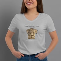 Image 3 of T-Shirt Donna V - Santuario di Pyrgi, altorilievo (Nsl016)