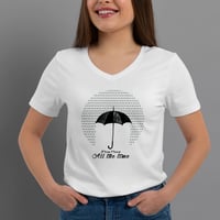 Image 2 of T-Shirt Donna V - It Can't Rain ... (Im009)