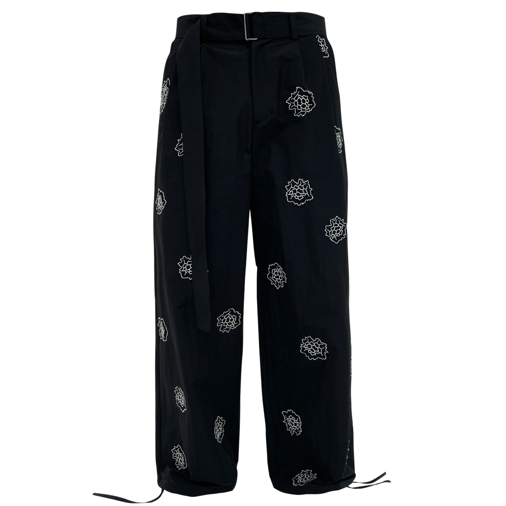 Image of FLOWER PATCH WIDE PANTS