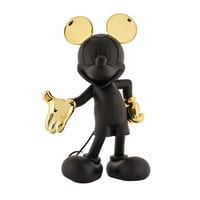 Image 1 of MICKEY WELCOME BICOLOR BLACK GOLD - 30 CM