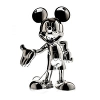Image 1 of MICKEY WELCOME CHROMED SILVER - 30 CM