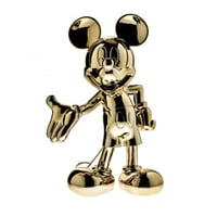 Image 1 of MICKEY WELCOME CHROMED GOLD - 30 CM