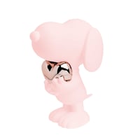 Image 1 of SNOOPY HEART PINK & ROSE GOLD- 27 CM