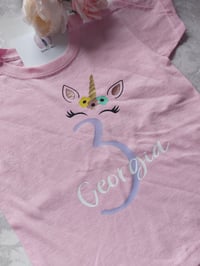 Image 1 of Birthday Unicorn T