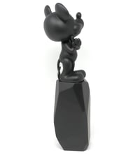Image 3 of MICKEY ROCK MEDIUM BY ARIK LEVY MATT BLACK 43 CM