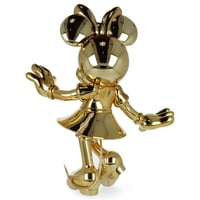 Image 3 of MINNIE WELCOME CHROMED GOLD - 31 CM