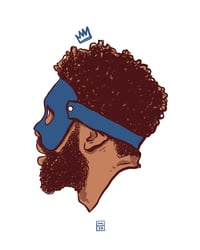 Image 2 of Masked Embiid print