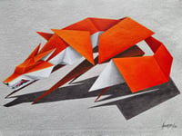 Image 2 of "Cornered" original painting