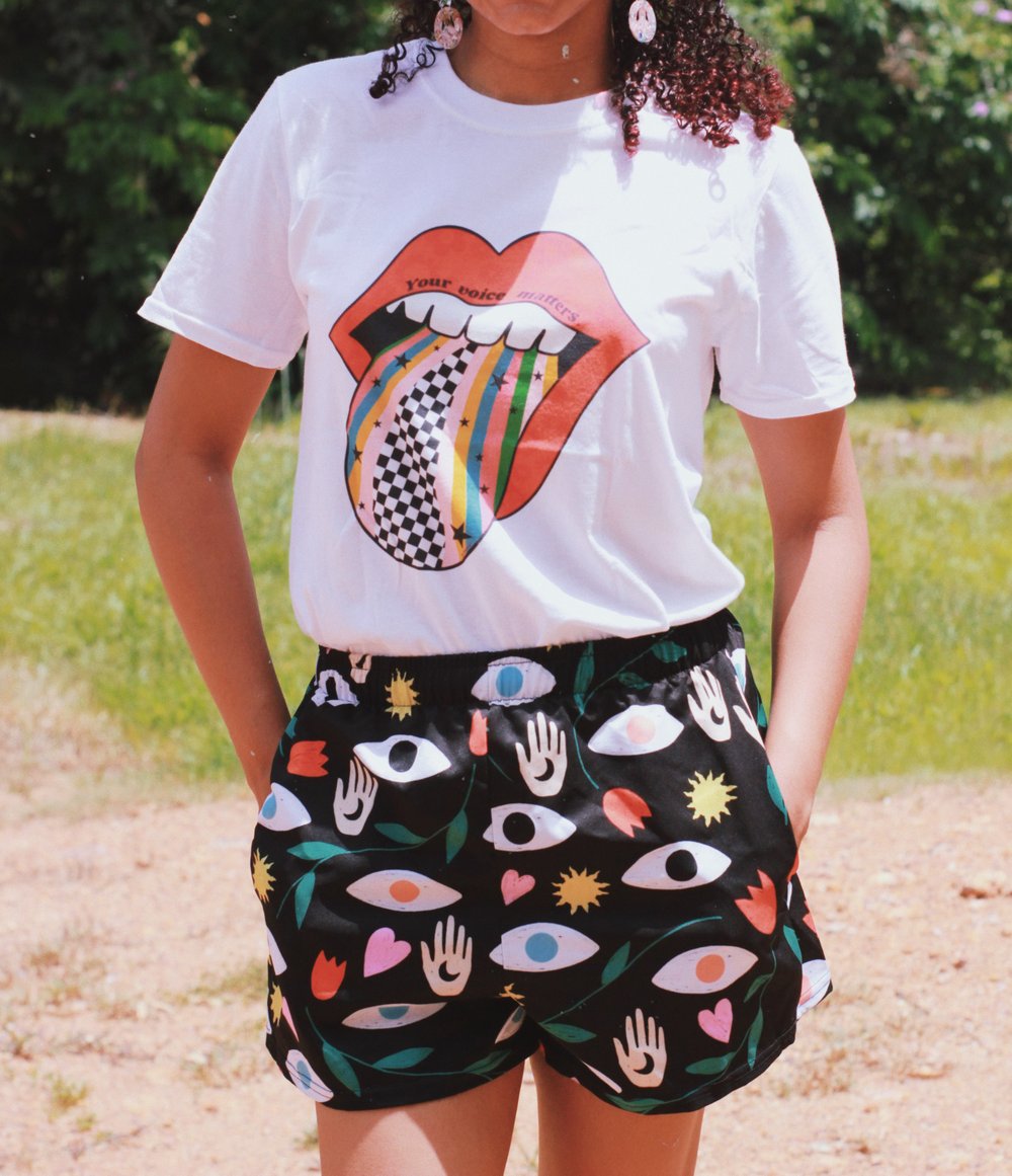 Image of The Reader print Shorts