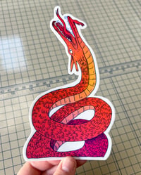 Image 2 of Summer Dragon Large Sticker