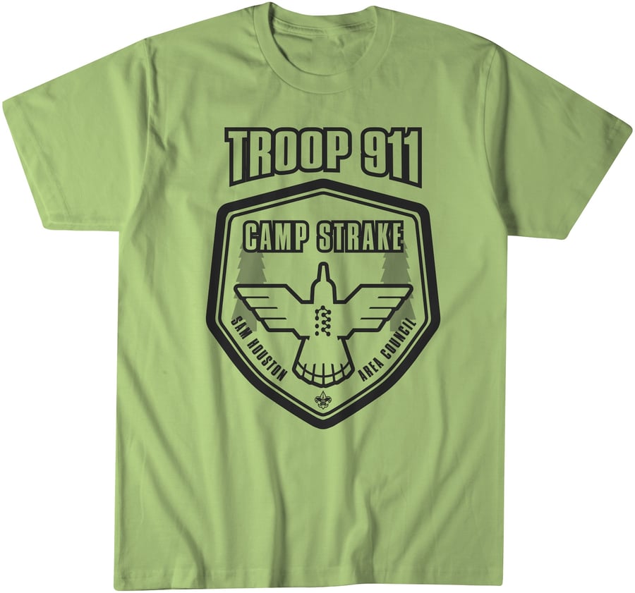 Image of Scout Troop 911 - Camp Strake - T-Shirt