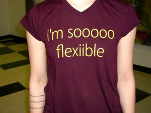 Image of sooooo flexiible