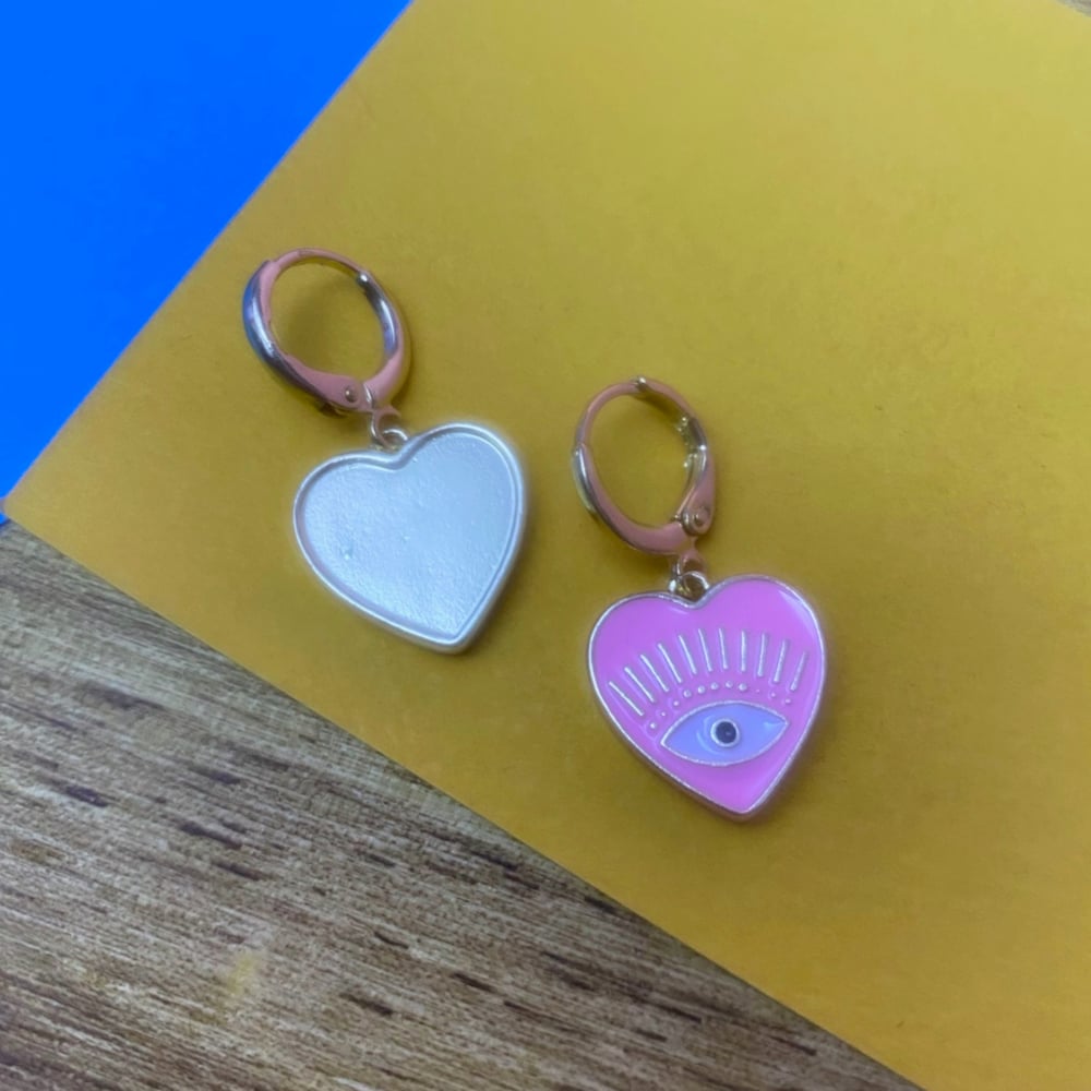 Image of PINK PROTECTION EARRINGS