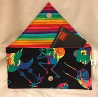 Image 4 of SALE - Rainbow Adventure Envelope Clutch