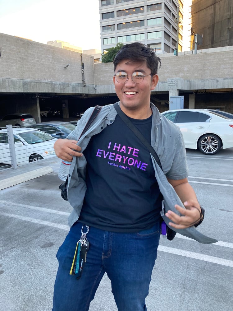 Image of I Hate Everyone T-shirt