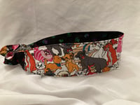 Image 1 of Animated Cats Reversible Headband