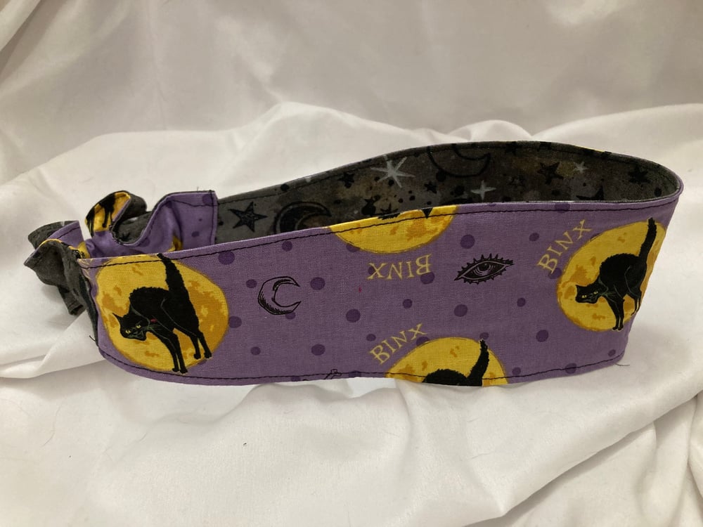 Image of Halloween Cat Reversible Headband