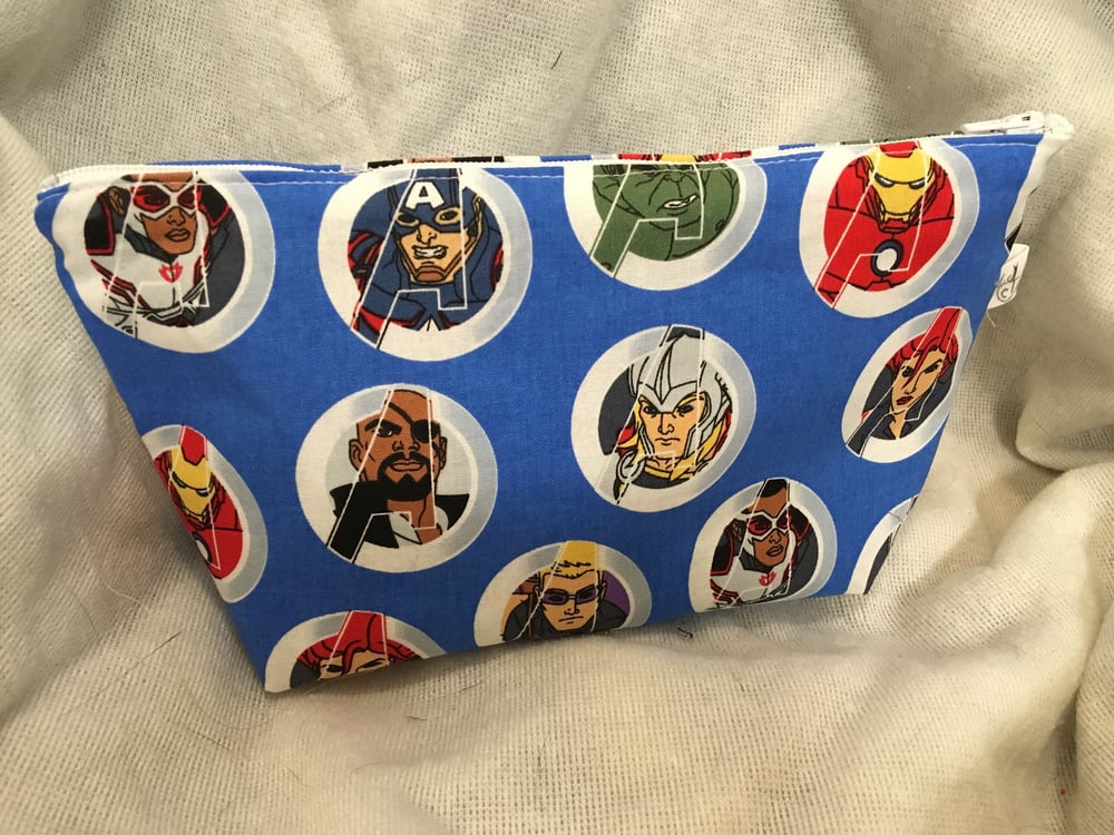 Image of SALE - Super Team Zipper Pouch
