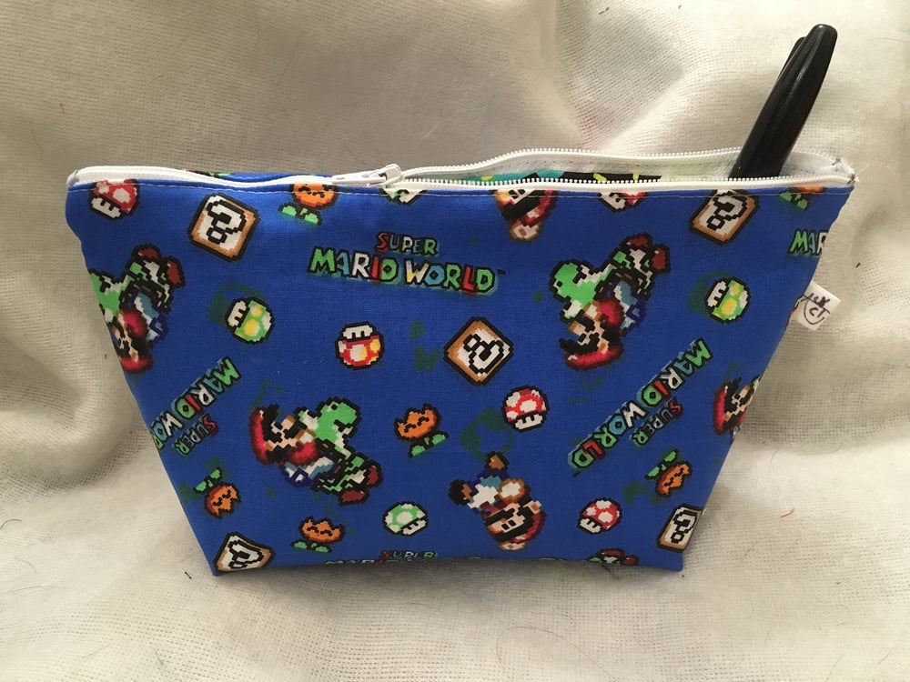 Image of Super Mushroom Man Zipper Pouch