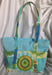 Image of SALE - Blue Flower Garden Tote