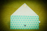 Image 2 of SALE - Seafoam Honeycomb Clutch