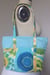 Image of SALE - Blue Flower Garden Tote