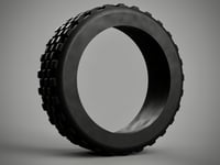 1/64 scale 8mm Sand Tires - Plastic