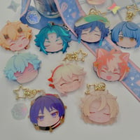 Image 1 of Genshin Face charms