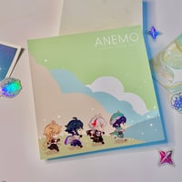 Image 3 of Anemo Sticky Note Set