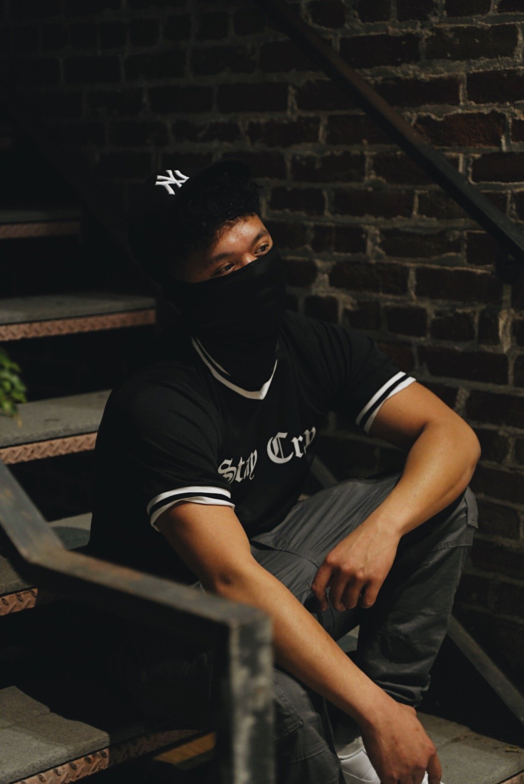 Image of “STAY CRAZY” JERSEY BLACK
