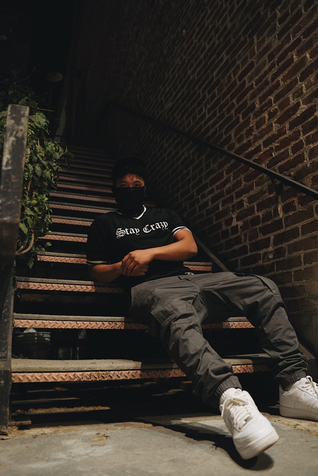 Image of “STAY CRAZY” JERSEY BLACK