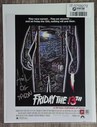 Image 1 of Friday the 13th autographed print