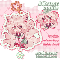 Image 1 of [CLEARANCE] Kitsune Nagito Komaeda Charm 