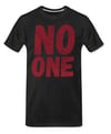 T-shirt No one rouge