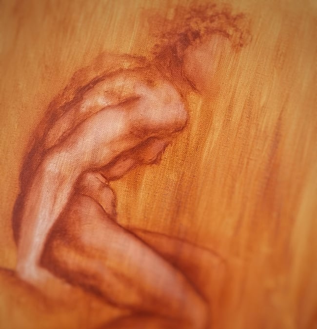 Sistine Ignudo #1 (Michelangelo Studies)