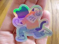Running Away from my Problems - Holo Sticker