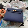 BAG HERMES KELLY 25 DEEP BLUE