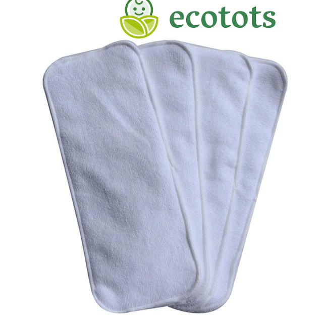 Image of Super Absorbent Microfiber Diaper Inserts 4 pcs