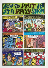 "How To Phit In At A Phish Show" Signed 13 x 18" Offset Print
