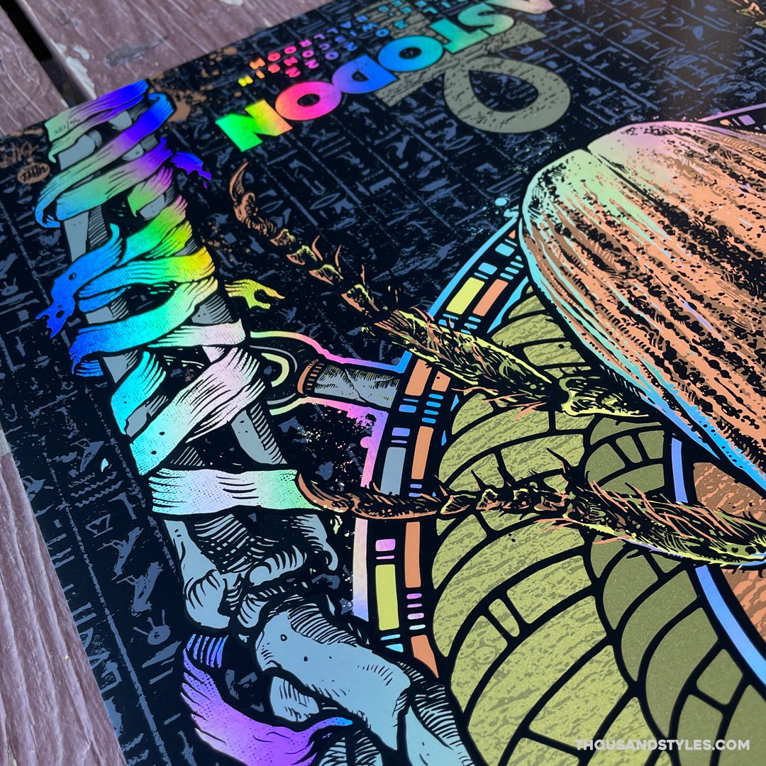 Mastodon Official Concert Poster - 04.30.22 Milwaukee WI - Foil Variant